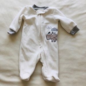 Newborn fleece sleeper